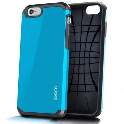 Apple Iphone 6 Slim Armor Dual Protector Case Brilliant Blue Phone