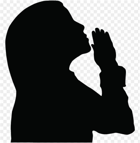 Irl Praying Silhouette Clipart Women Praying Clip Art Png Transparent