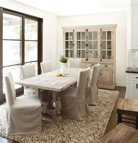 A beautiful french country dining table does more than simply create a marvelous focal point in your home. French country style dining room with a stylish hutch and ...