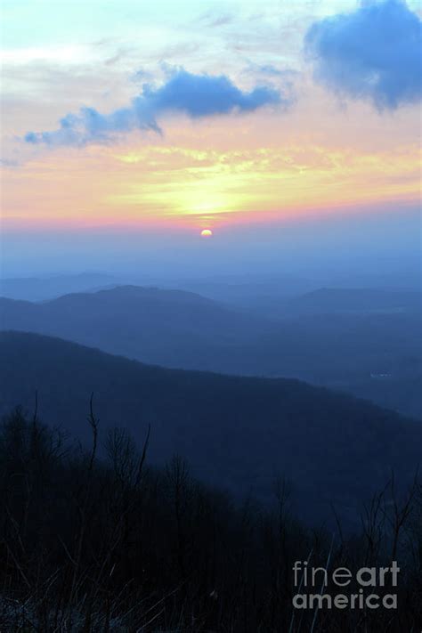 Blue Ridge Mountain Sunrise Floyd Virginia Photograph By Kerri Farley