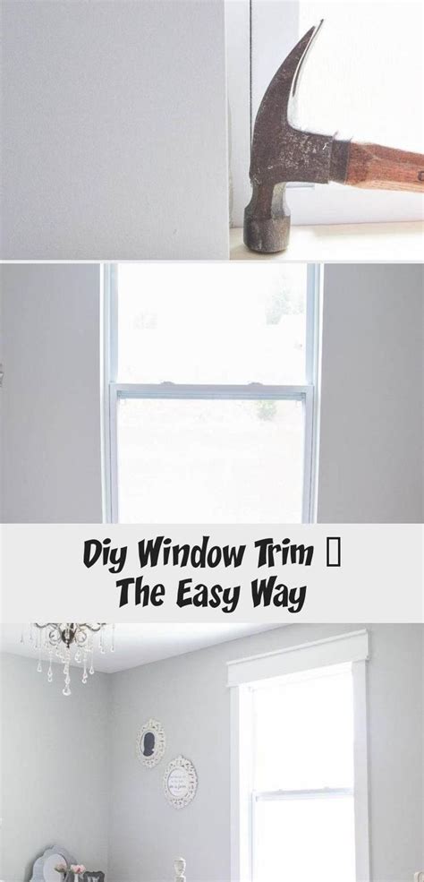 Diy Window Trim The Easy Way Diy Window Diy Window Trim Window Trim