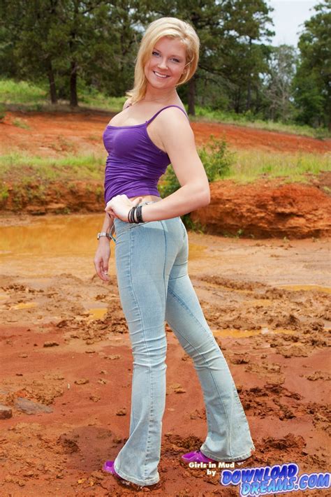 Girls In Mud Miss Sixty Jeans Flare Nixie Purple Top And Purple