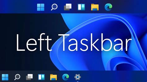 Windows 11 Move Taskbar Icons To Left Youtube