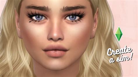 Create A Sim 🍒 The Sims 4 Cas 🍧 Olivia 🍎 Realistic Sim🍀 Sims4 Youtube