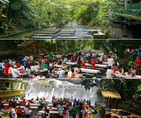 waterfalls restaurant at the villa escudero in san pablo city philippines the adventourist