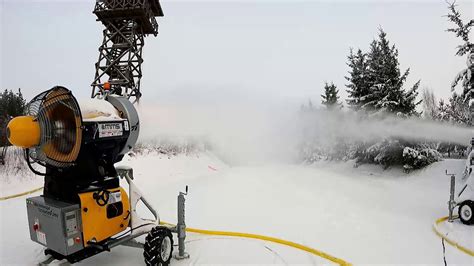 Snow Making Machines In Action Gopro 9 Snow Making Machine How To
