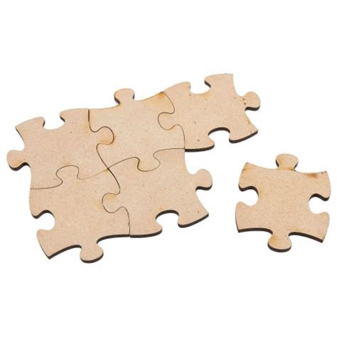 Blank Unfinished Wooden Jigsaw Puzzle 100 Pieces Pack Pick ‘n Save