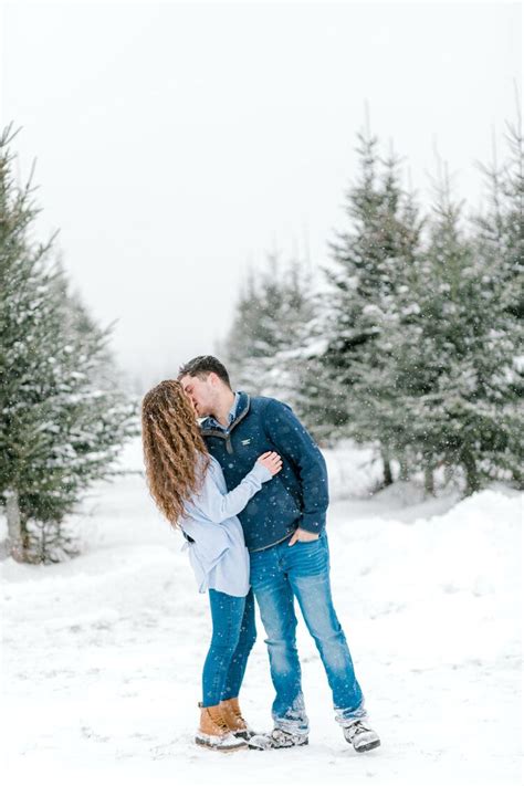 Bangor Photographers Northern Maine Photographers Winter Couples Photos