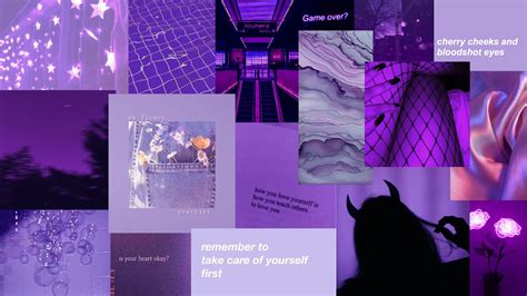 Discover 67 Laptop Purple Aesthetic Wallpaper In Cdgdbentre