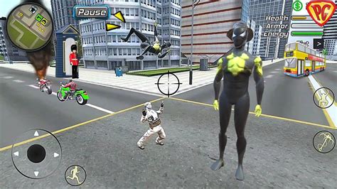 Rope Frog Ninja Hero Strange Gangster Vegas 75 Android Gameplay