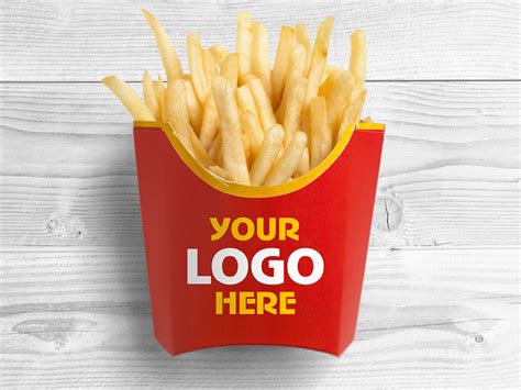 All free mockups consist of unique design with smart object layer for easy edit. French Fries Packaging Mockup Free PSD | Download Mockup