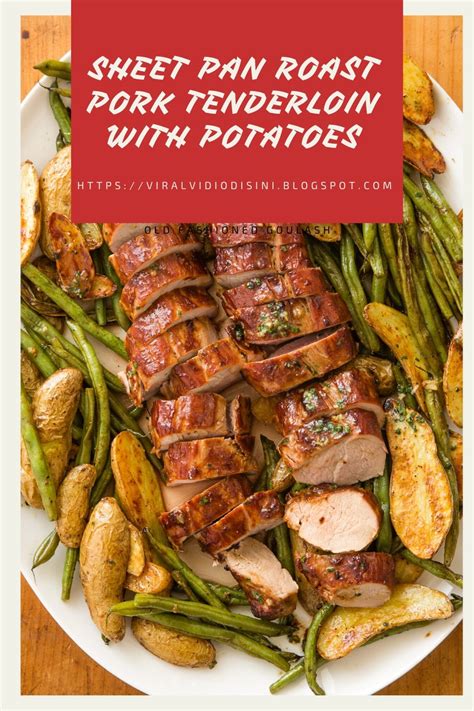 Balsamic vinegar is enlivened with fresh rosemary and lightly sweetened with honey, then. Sheet Pan Roast Pork Tenderloin with Potatoes