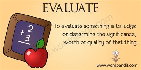 Meaning Of Evaluate