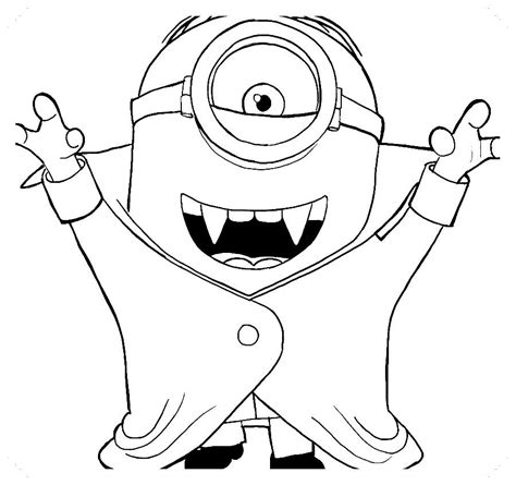 Los más lindos dibujos de MINIONS para colorear y pintar a todo color