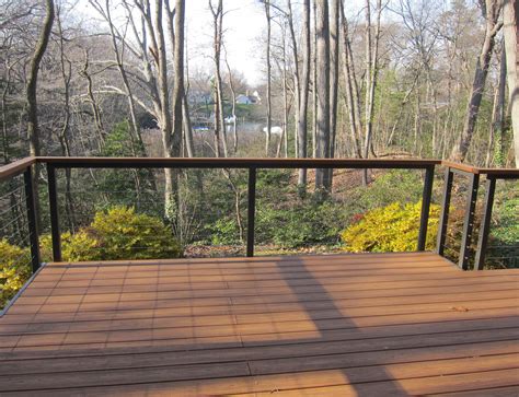 Arnold Maryland Deck Project A New Cable Railing System Was Installed