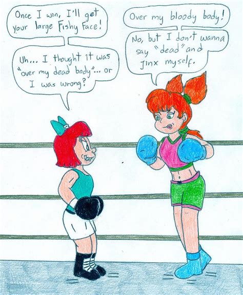 Boxing Elmyra Vs Flora By Jose Ramiro On Deviantart