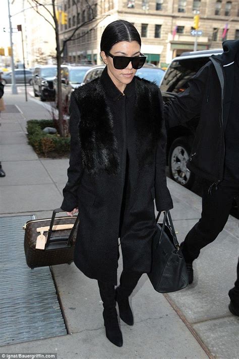 Kourtney Kardashian Rocks A Chic Winter Look In New York