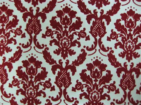 47 Red Flocked Wallpaper On Wallpapersafari