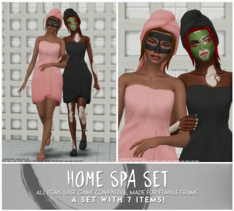 Home Spa Set At Candy Sims 4 Sims 4 Updates