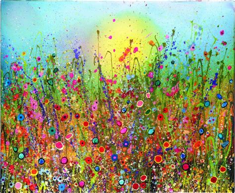 Flowerscapes And Wild Flower Paintings Art Abstract Artwork