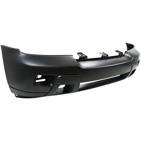 Front Bumper Cover For 2006 2009 Chevy Trailblazer W Fog Lamp Holes