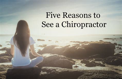 5 Reasons To See A Chiropractor