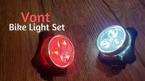 Vont Bike Lights- Product Review - YouTube