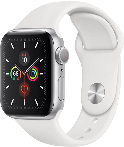 Apple Watch Series 5 Gps Cellular 40mm Silver Aluminium Case With