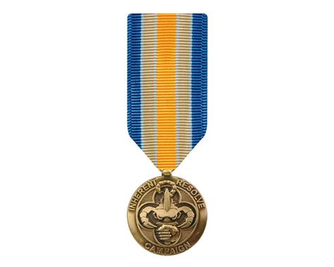 Inherent Resolve Campaign Medal Miniature