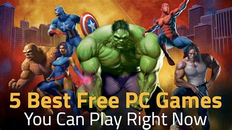 5 Best Free Pc Games You Can Play Right Now Youtube