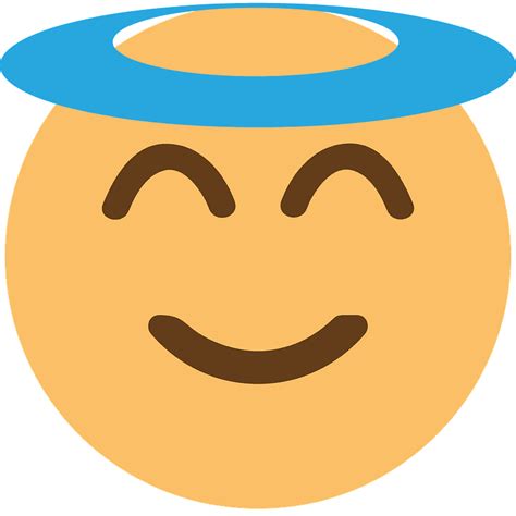 Smiling Face With Halo Emoji Clipart Free Download Transparent Png