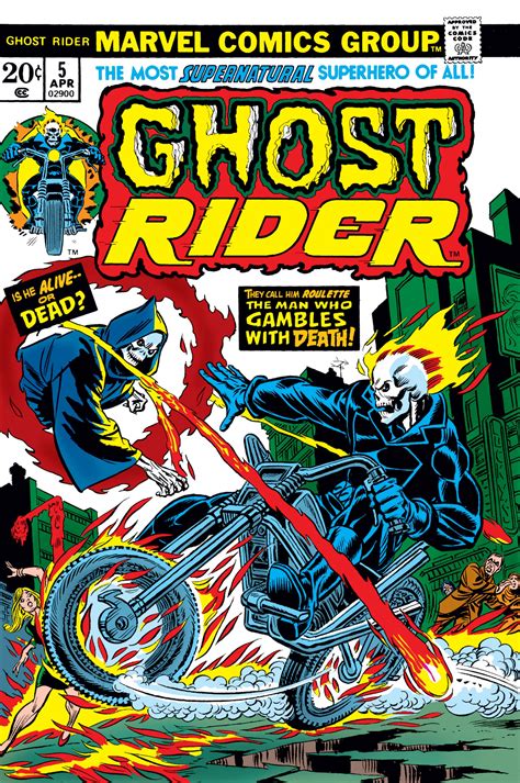Ghost Rider 1973 5 Comic Issues Marvel