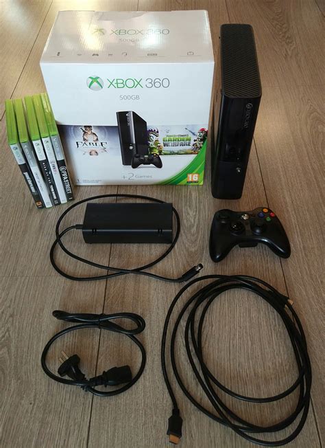 Konsola Microsoft Xbox 360 E 500gb Pad 10 Gier 7571319523