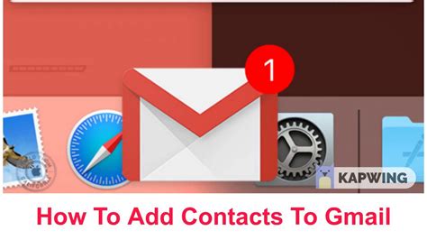 How To Add Contacts To Gmail Save Contacts To Gmail Account Youtube
