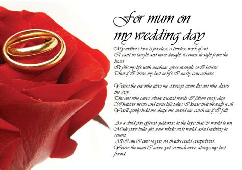 Personalised Poem Poetry For Father Of The Bride Dad Daddy On My Our