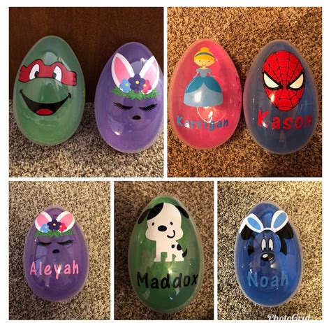 Personalized Easter Eggs Fillable Large Easter Eggs Custom Etsy