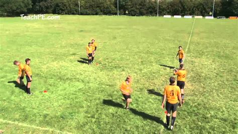 Rugby Drills Basic Passing Drill Progression 2 Youtube