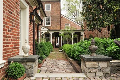 The Craik House On Duke Street Features A Formal Garden That Includes
