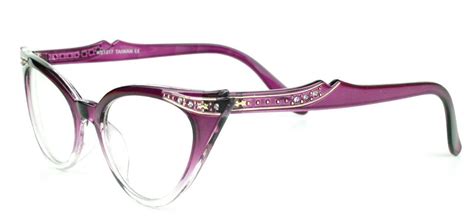 50 s retro vintage sexy cat eye black clear gradient women eyeglasses glasses ebay