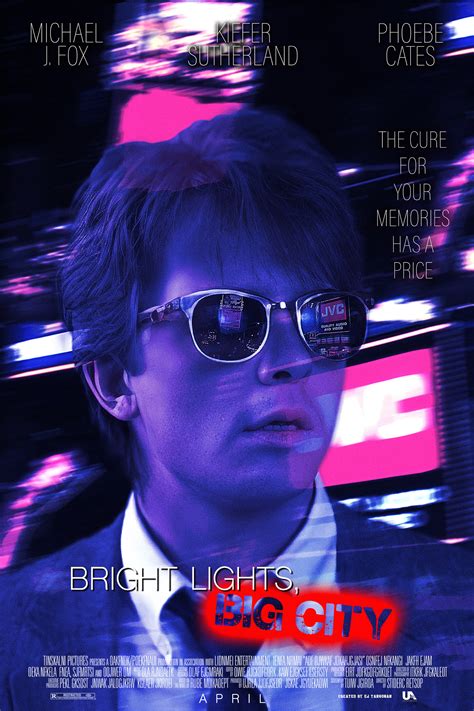 Artstation Bright Lights Big City 1988 Poster