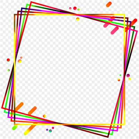 Color Frames Png Picture Poki Vector Colorful Frame Frame Vector