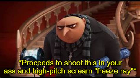 Gru When You Call Him Sus Annie Blank Template Imgflip