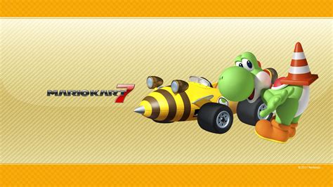 Fondos De Pantalla Yoshi Mario Kart 7 Nintendo 3ds Mario Kart