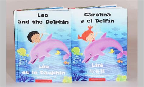 Personalized Bilingual Book For Kids The Boy And The Dolphin