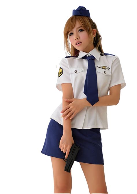Shop Anna Mu Lingerie Set Lingeriecats Sexy Clear Sky Air Force Officer Cosplay Costume Set Free