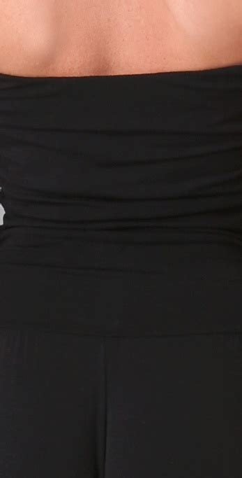 Lyst Rachel Pally Strapless Knit Jumpsuit In Black