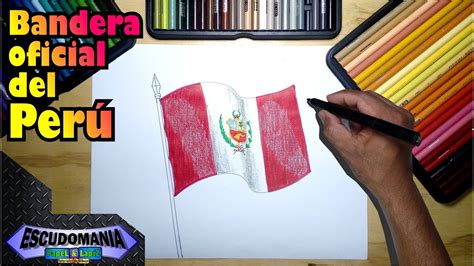 Aprende A Dibujar La Bandera Nacional Del Per Paso A Paso Youtube