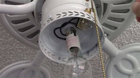 I realized as i was planning to replace the ceiling fan in the guest bedroom for the one room challenge that i'd never before shared this simple tutorial with you all. Ceiling Fan Pull Switch Repair - How to repair fan with ...