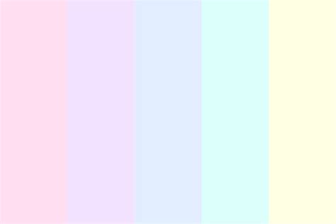 Kawaii Pastel Color Palette In 2020 Color Palette Pink Pastel Colour
