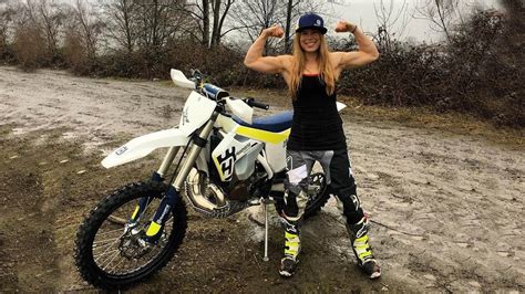 the strongest enduro girl rider of hard enduro megs braap 143 youtube